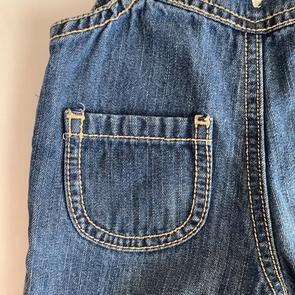 Vintage Girl OshKosh B’Gosh denim Heart overalls 3 Months
